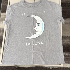 La Luna Gray Short Sleeve Tee